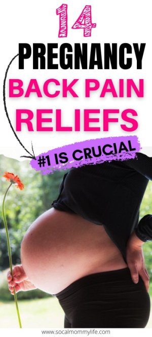 natural pregnancy backpain remedies