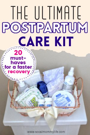 postpartum care kit - 20 essentials for a faster recovery