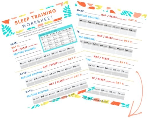 Ferber Method Chart printable