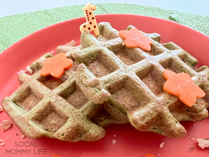 Freezer-Friendly Spinach Waffles for Baby + Toddler - Baby Foode
