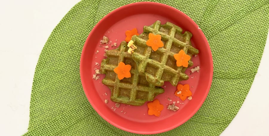 Oatmeal Spinach Waffles For Baby + Toddler - SoCal Mommy Life