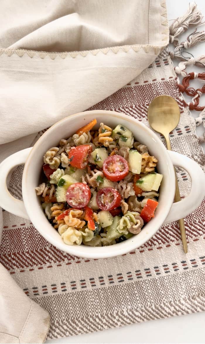 kid friendly pasta salad without mayo