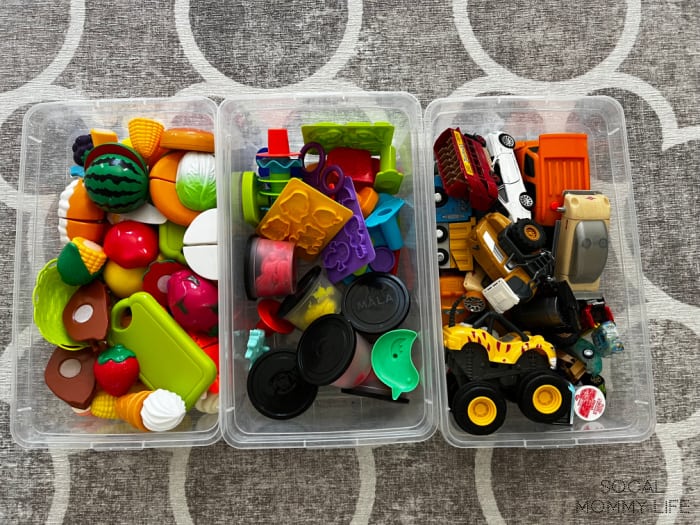 cheap organizing ideas for kids