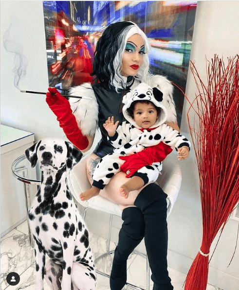 matching costumes for mom and son