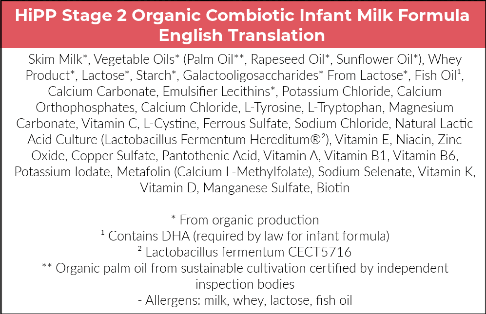 Hipp organic reviews
